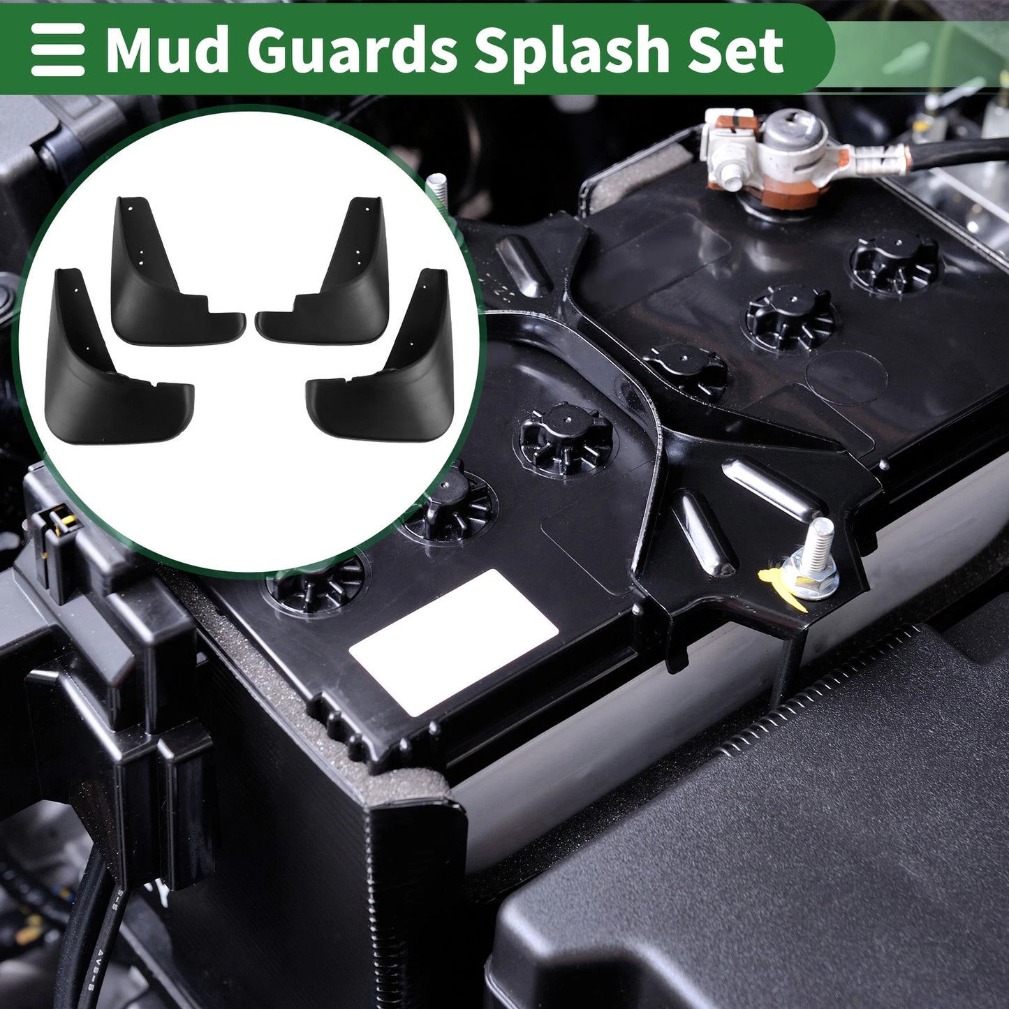 Mud Flaps Splash Guards for Buick Excelle (2008–2017)