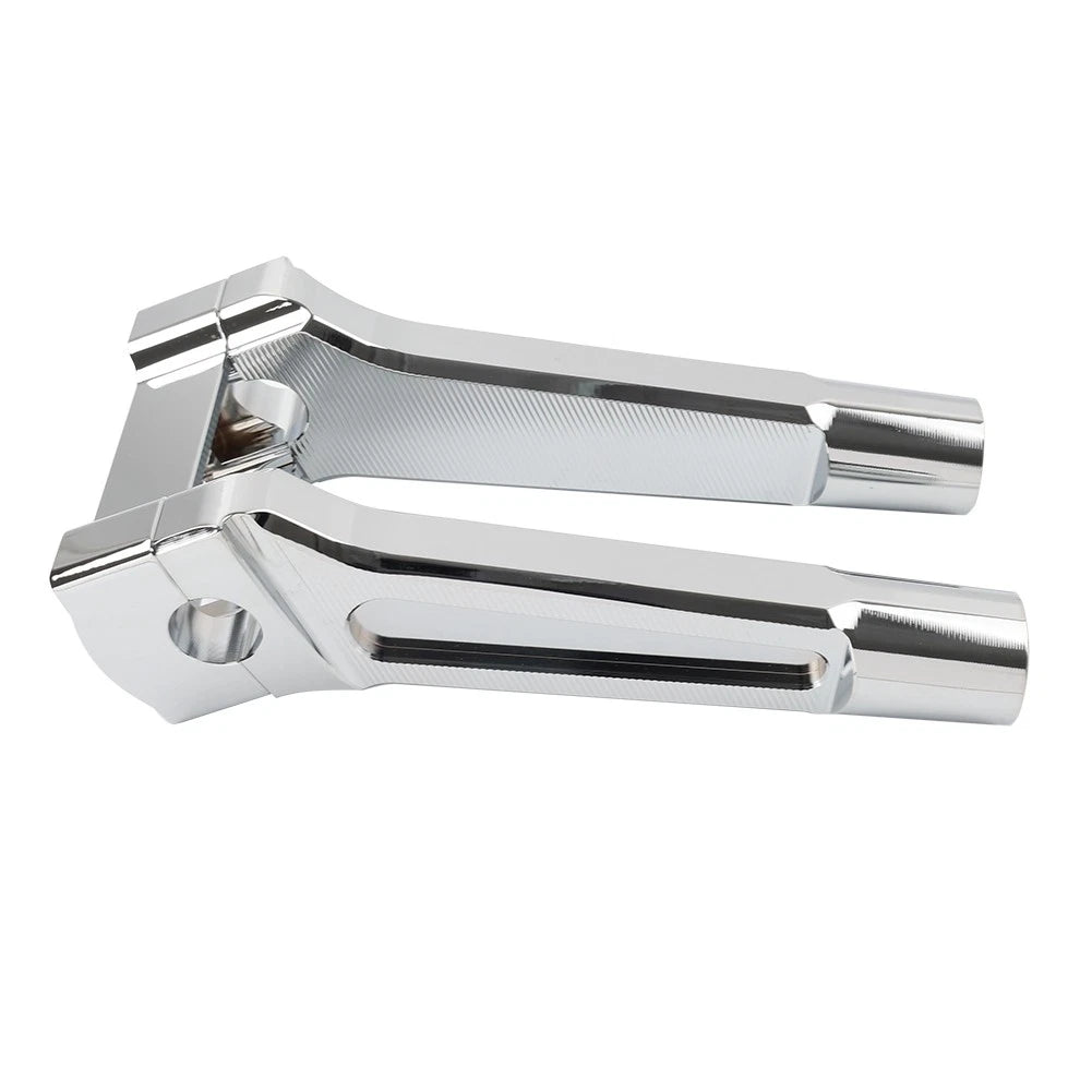 8" Chrome Pullback Handlebar Riser for Harley Dyna M8 Softail Street Bob (2018-21)