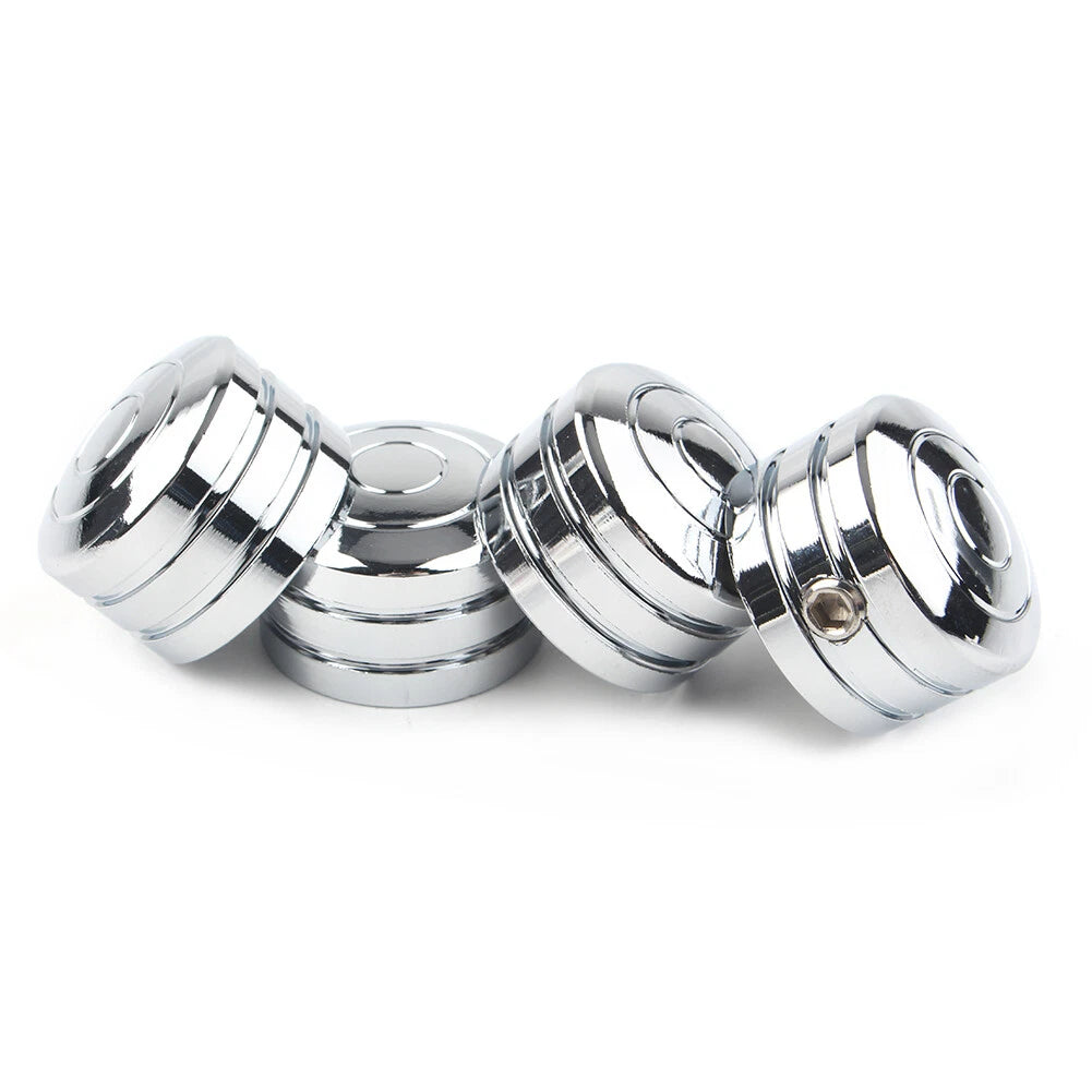 4 x Head Bolt Covers for Harley Sportster 883 XL, Twin Cam (1986-2017) Chrome