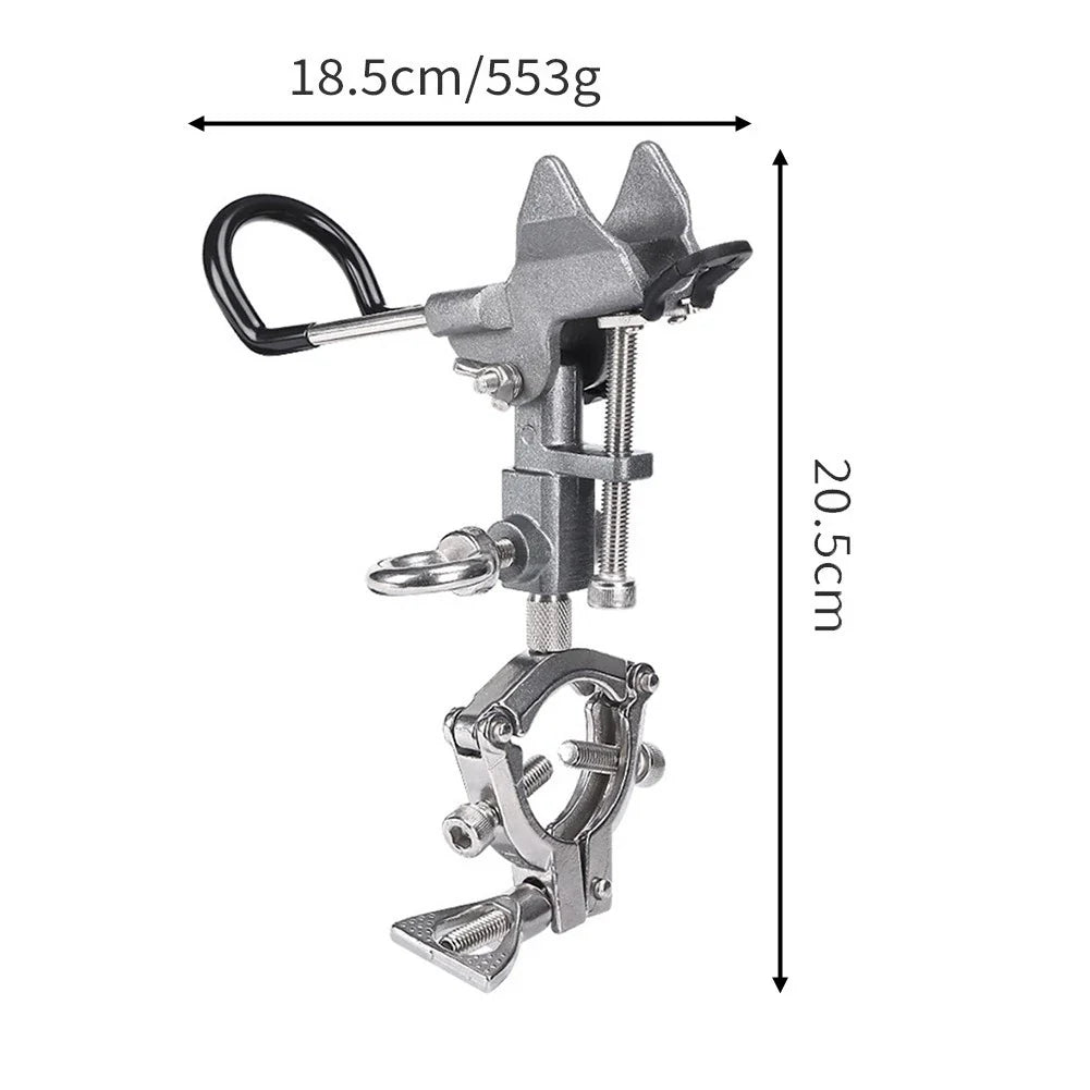 Aluminum/Steel Boat Fishing Holder with Rubber Sleeve for All Models