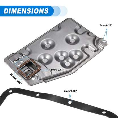 Transmission Fluid Filter Oil Pan for Toyota (A140E, A140L) (2000-2005)