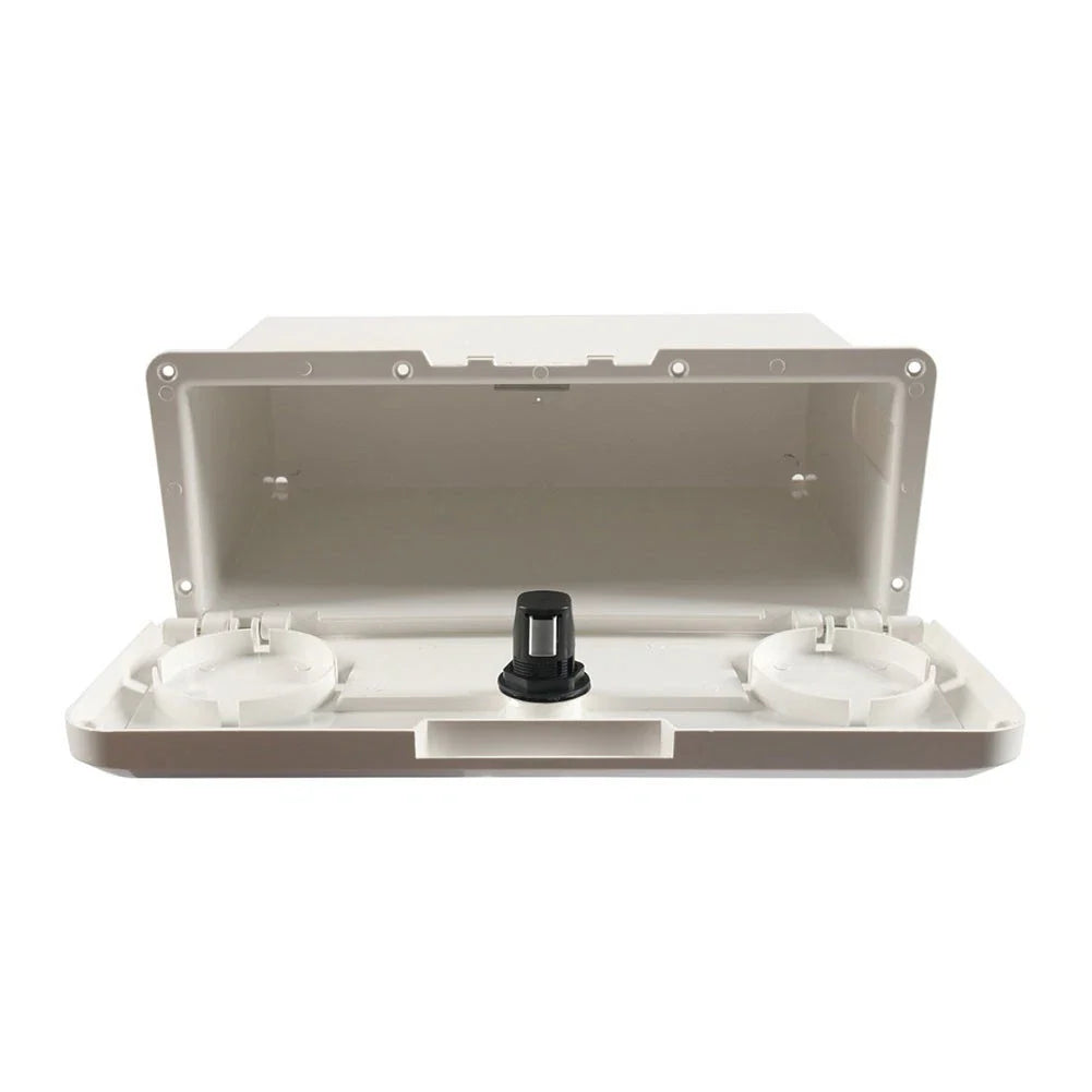 Lockable Boat Storage Compartment for All Boats with Cup Holders, ABS Build