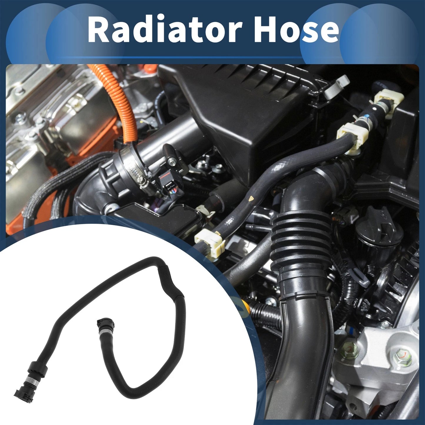 Radiator Hose for BMW 640i (2012-2017) BMW 740i (2011-2014)