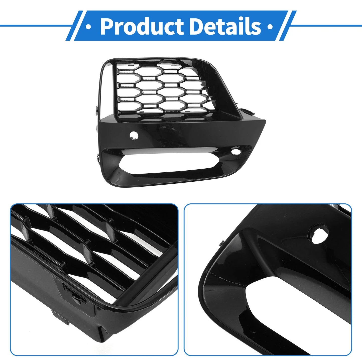 Front Left Fog Light Grill for BMW X3 X4 G01 G02 (2018-2021)