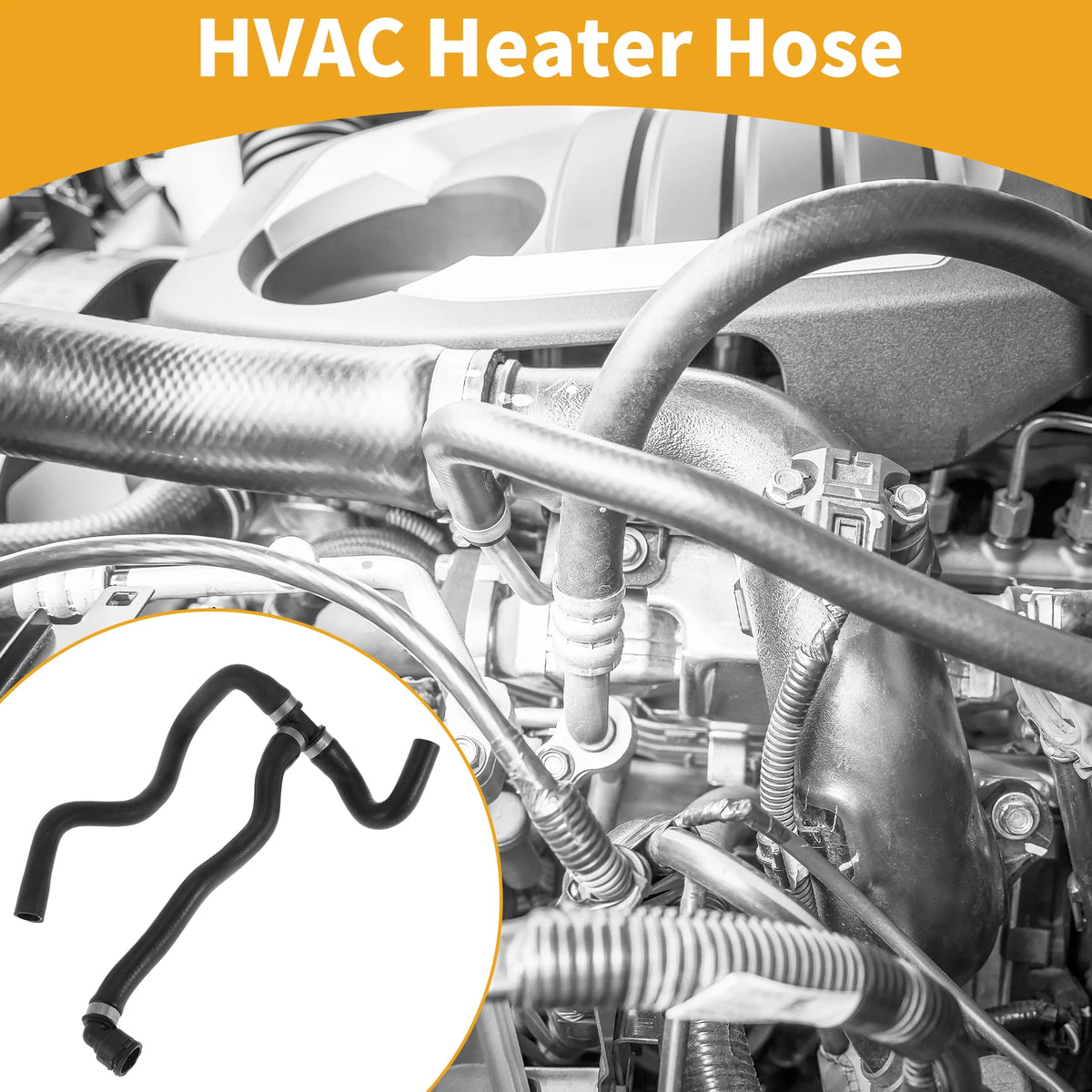 Heater Hose for BMW X4, X3 (2011-2018) - No. 64219193255 Rubber