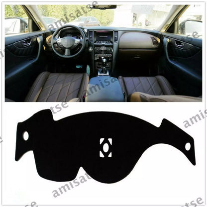Dashmat for Infiniti QX70 2013-2016 Dashboard Cover Sun Visor Pad (2013-2016)