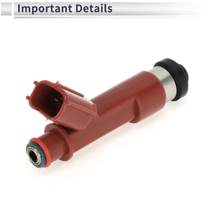 Fuel Injector for Toyota Corolla CE, LE, S 1.8 (2004-2008) 1 Pc Red