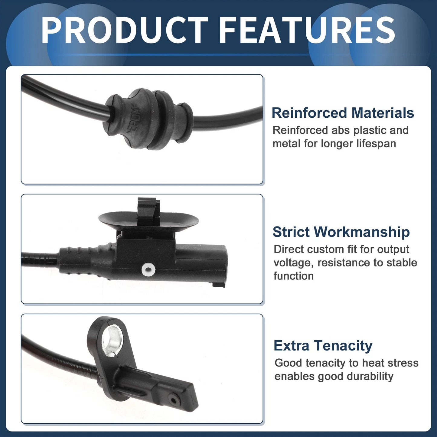 ABS Wheel Speed Sensor for Dodge Dart Sedan (2013)