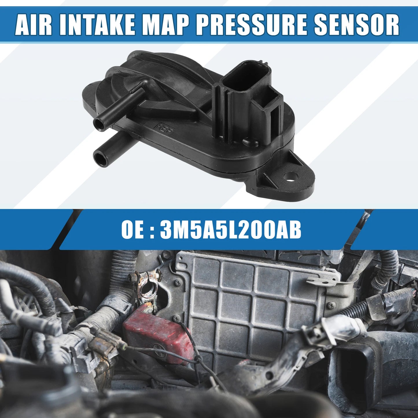Air Intake MAP Pressure Sensor for Ford 1.6 2.0 2.2 TDCI
