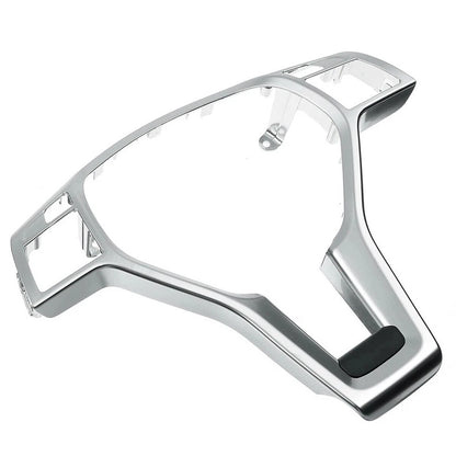 Custom Fit Silver Steering Wheel Trim for Benz CLA Class W117 (2012–2014)