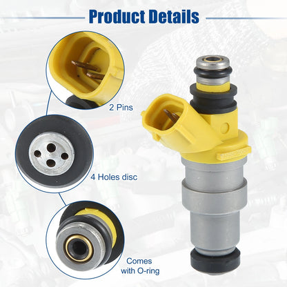 6 x Fuel Injector Nozzle Replacement for Toyota Supra 3.0L (1986-1988)