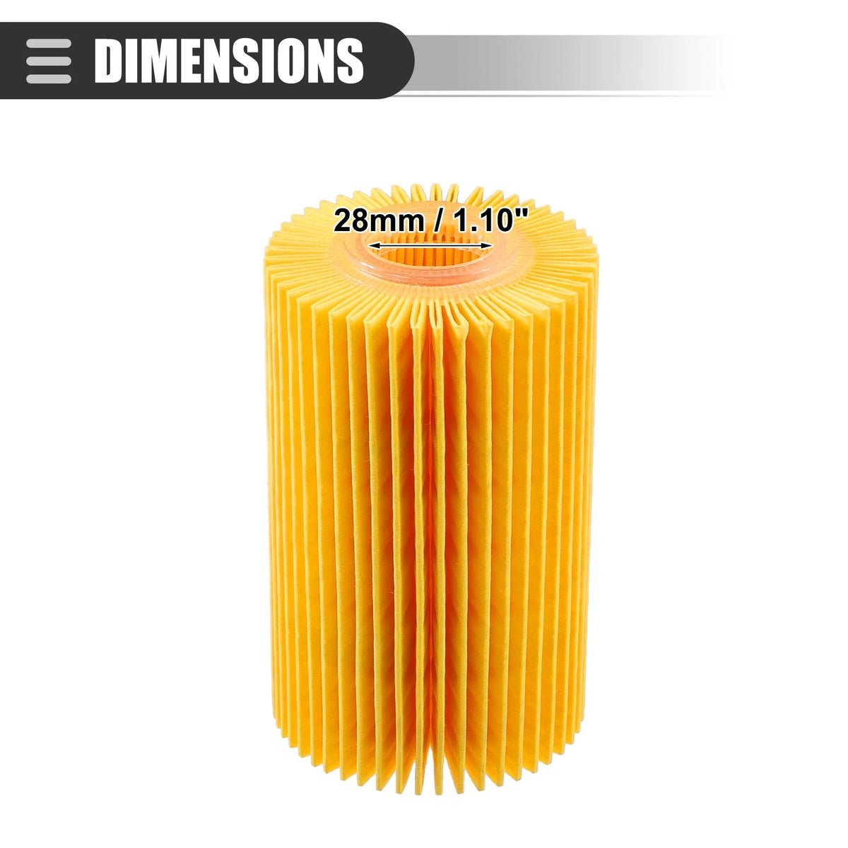 Engine Oil Filter for Toyota Land Cruiser 2008-2021 (2 x Filters)