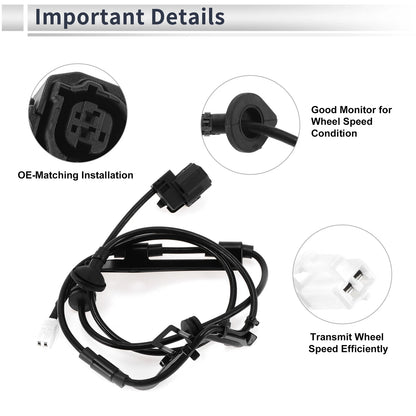 ABS Wheel Speed Sensor for Toyota Prius (2010-2011) 1 x Rear Right