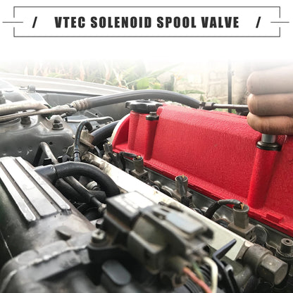 Solenoid Spool Valve for Honda (2006-2011) - Aluminum Alloy, Silver Tone, Green