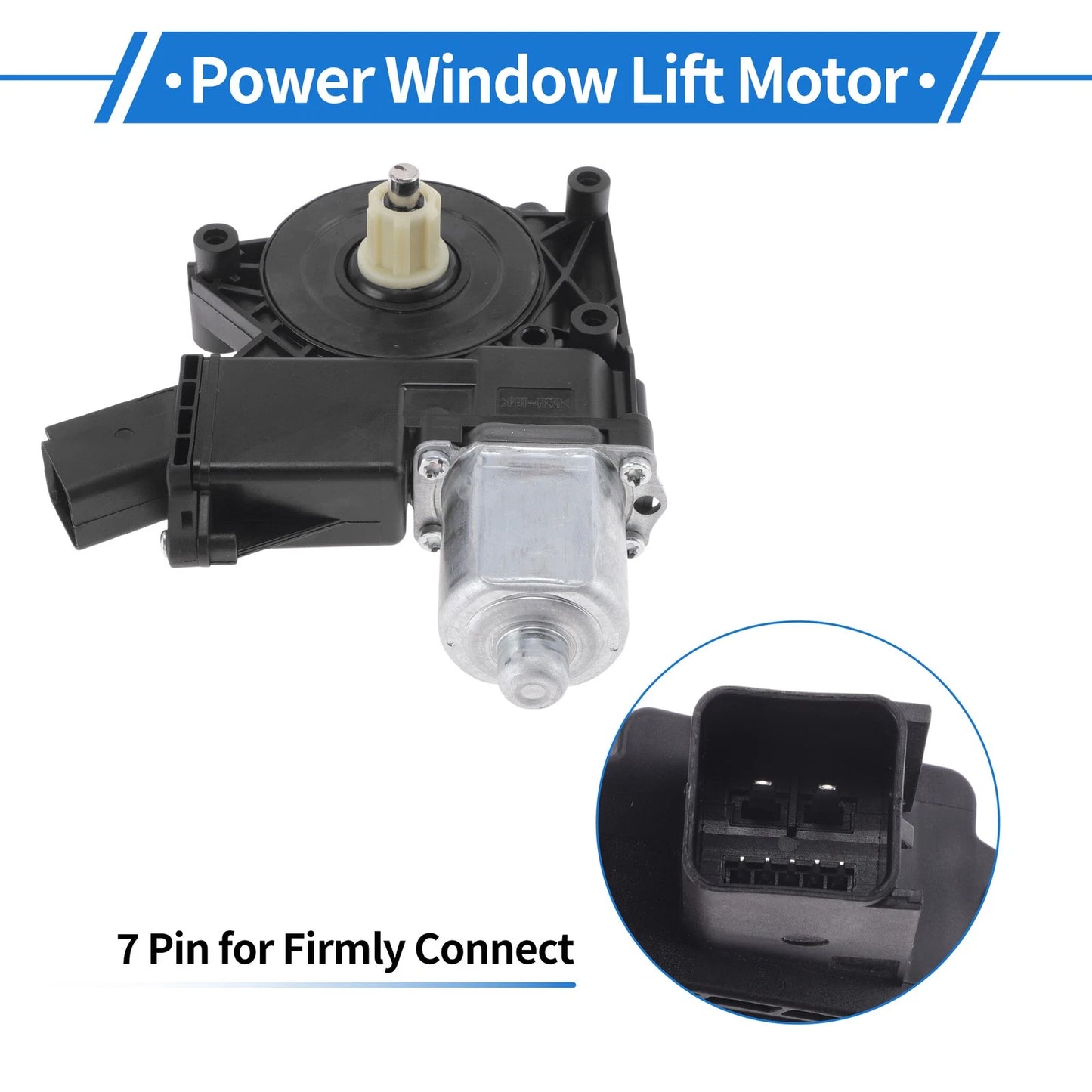 Power Window Regulator Lift Motor for Ford F-150 Crew Cab Pickup (2011-2014)