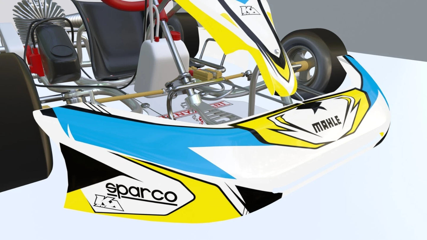 Stilo Kart Custom KART ART Sticker Kit Spark Style Decals