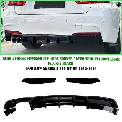 Rear Bumper Diffuser Side Covers for BMW 3 Series (2013-2019)