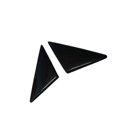 Carbon LOOK Outer Door Triangle Garnish Cover Trim For Mazda RX7 FC3S 93-95