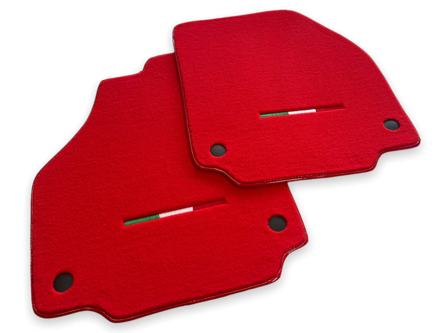 Floor Mats for Ferrari 488 Spider Pista GTB (2015-2022) Red Tailored Carpets