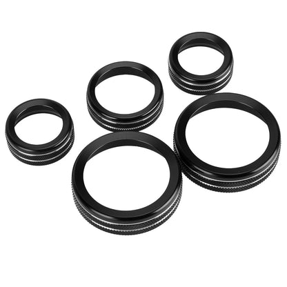 5 x Center Console Button Trim Rings for Ford Maverick (2022-2023)