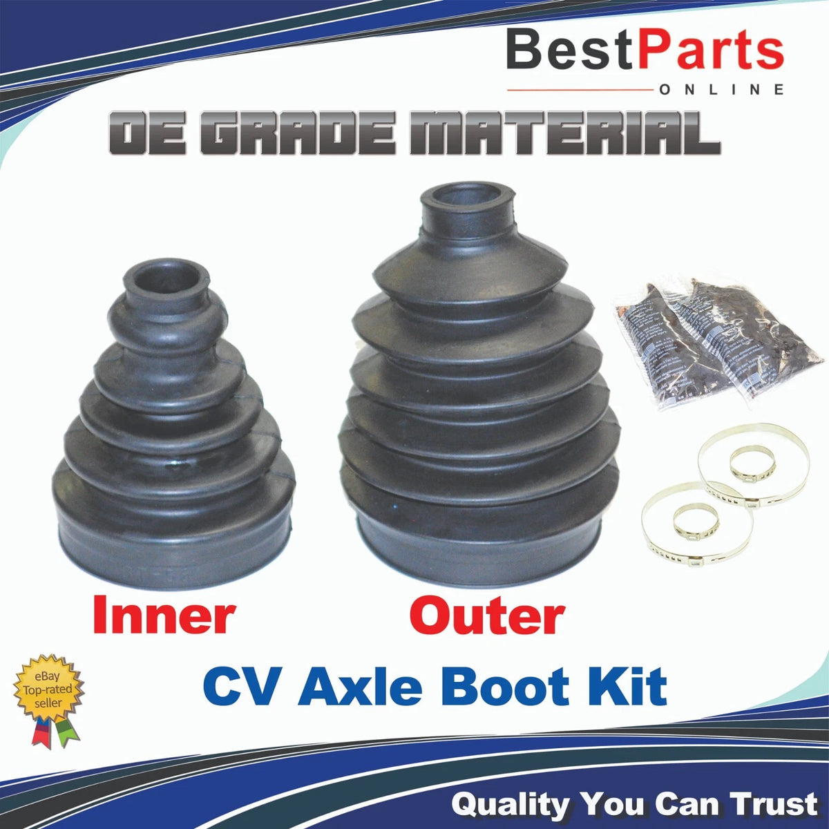 CV Axle Boot Repair for C70 S40 Volvo FWD Inner & Outer