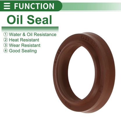 Oil Seal 22x30x4.5mm 5 Pcs Seal Ring Rotary Shaft Seal FKM Rubber