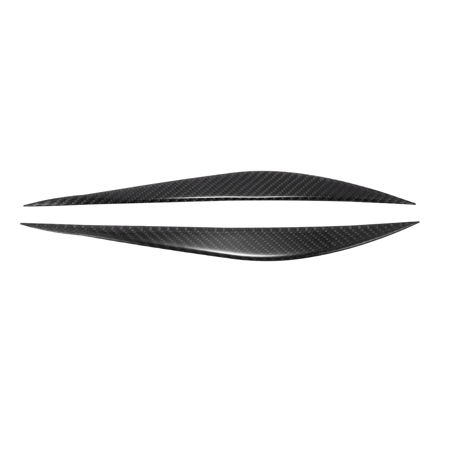 1 Pair Eye Lid Cover Sticker for BMW F30 Carbon Fiber Black (2012-2019)