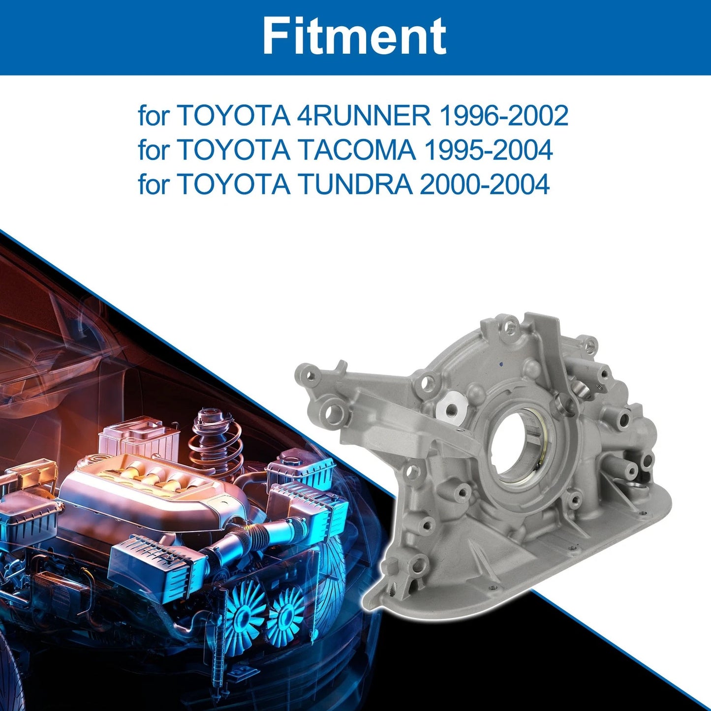 Engine Oil Pump for Toyota 4Runner 1996-2002 - Pressure Pump