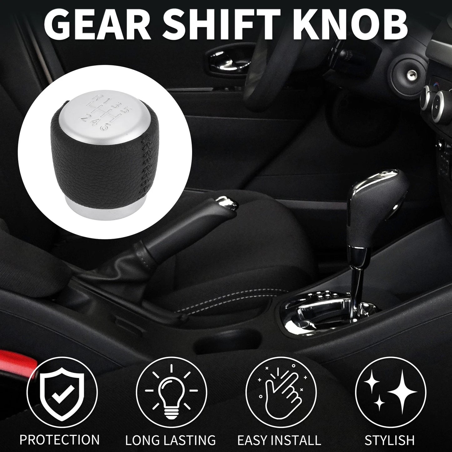 6 Speed Manual Gear Shifter Knob for Toyota Auris (2008-2018)
