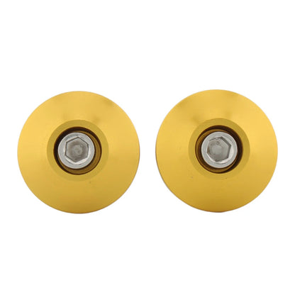 7/8'' Handlebar Grips Caps for Motorcycle Dirt Bike - Gold