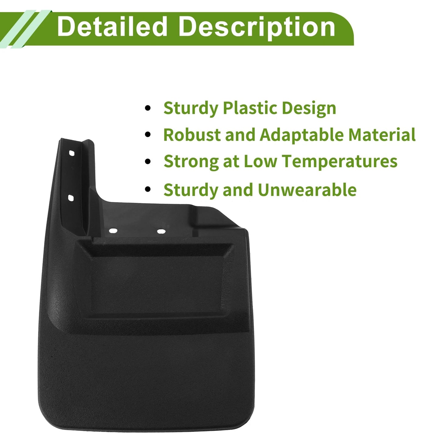 Mud Flaps Splash Guards 1 Set for Jeep Gladiator (Rubicon) (2022-2024)