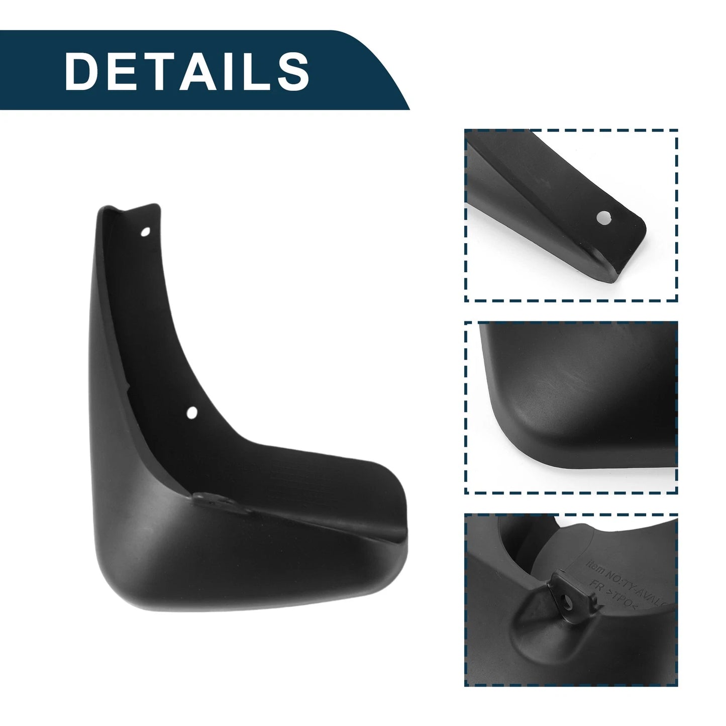 Mud Flaps Splash Guards 1 Set for Toyota Avalon/Premio (2007-2011)