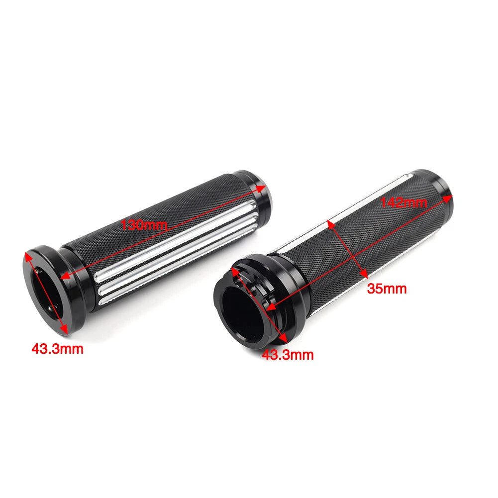 Handlebar Hand Grips for Harley Heritage Softail Electra Glide Dyna (2000-2023)