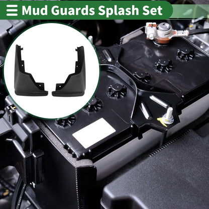 Mud Flaps Splash Guards for Ford Edge (2009-2014) - Includes Mount Accessories