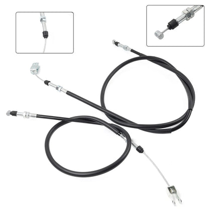 Left Right Rear Brake Cables for Kawasaki Mule 2500 2510 2520 (2005-2018)