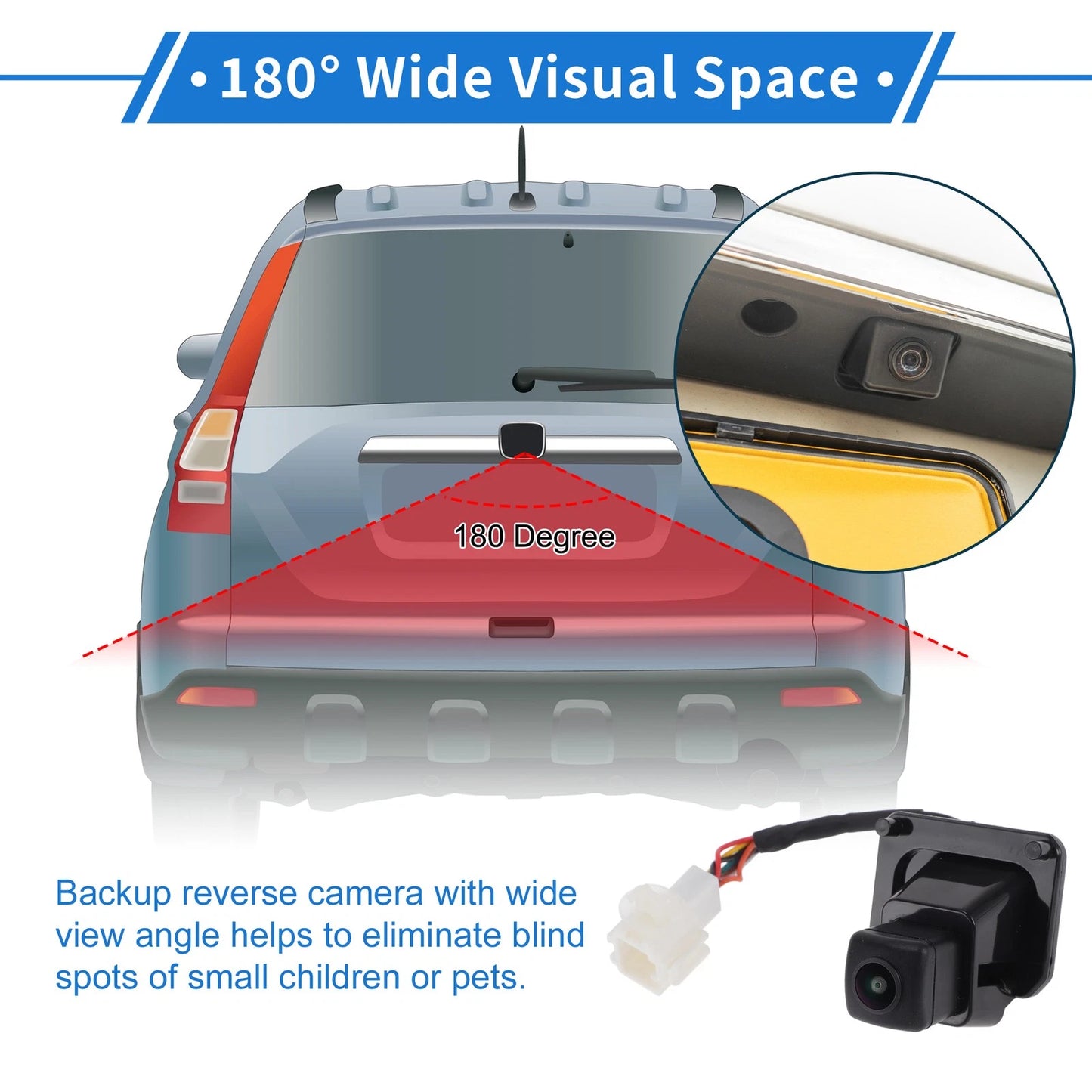 Rear View Backup Camera for Honda CR-V (2014-2017)