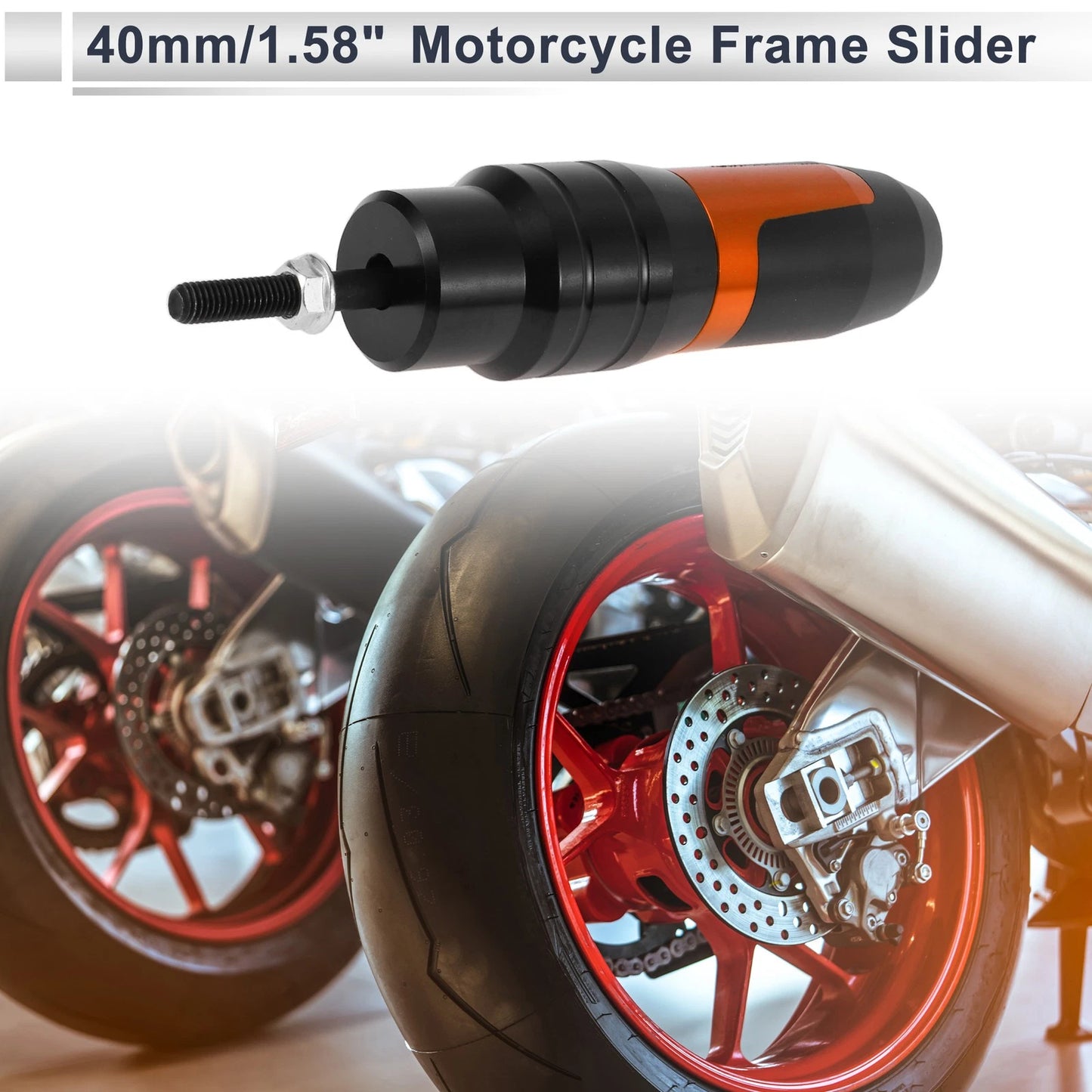 10mm Aluminum Alloy Motorcycle Slider Frame for Make Model