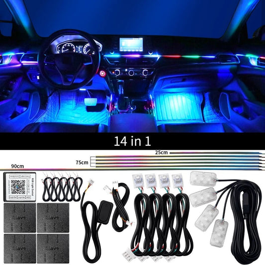 14-in-1 RGB Ambient Light Strip with Remote for Symphony