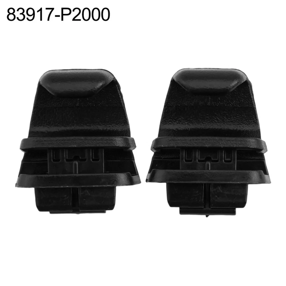 Black Rear Door Sunshade Retainer Clips for Kia Sorento (2021-2023)