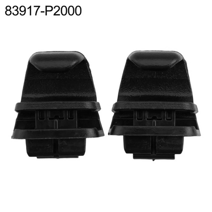 Black Rear Door Sunshade Retainer Clips for Kia Sorento (2021-2023)