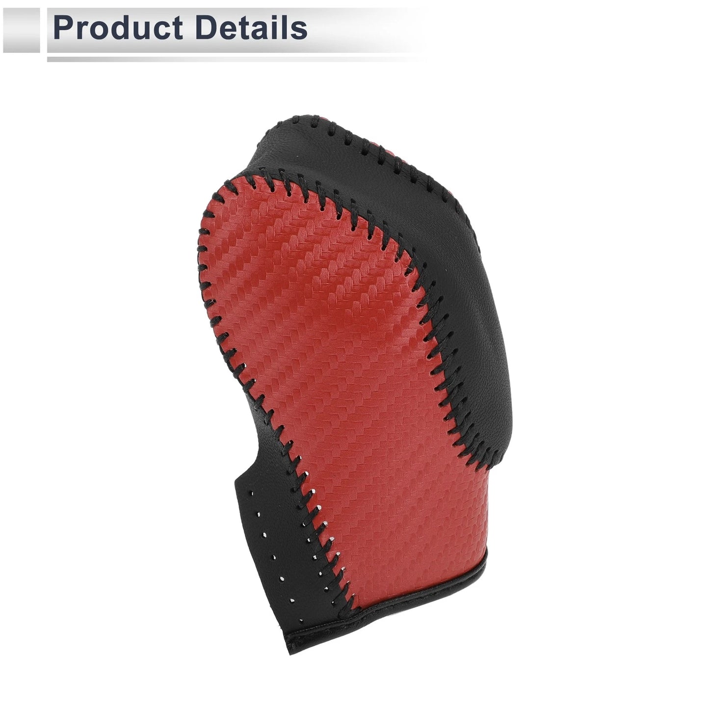 Red Carbon Fiber Gear Shift Knob Cover for Ford Fusion (2013-2020)