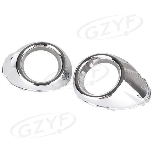 2 x Front Fog Light Covers for Ford Focus (2012-2013) Chrome Trim Bezels