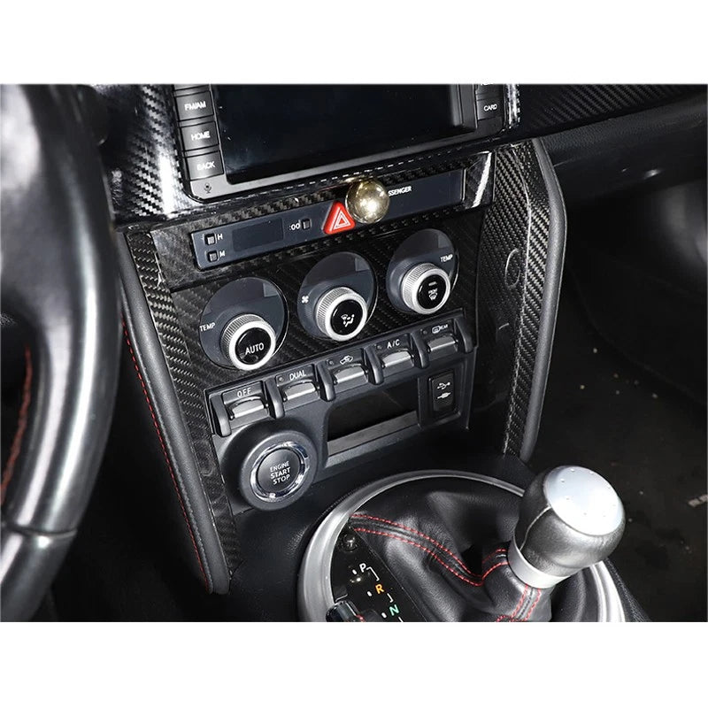 Carbon Fiber Center Console Side Trim Cover for Toyota 86 Subaru BRZ (2012-2023)