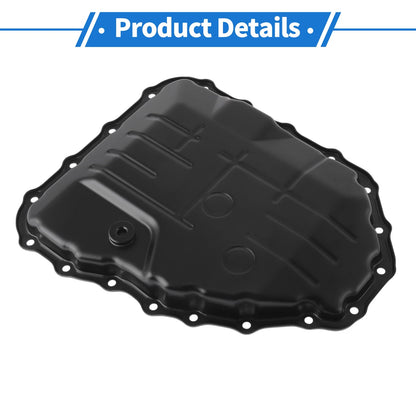 Engine Oil Pan for Hyundai Elantra 2007-2012 Aluminum Alloy Black