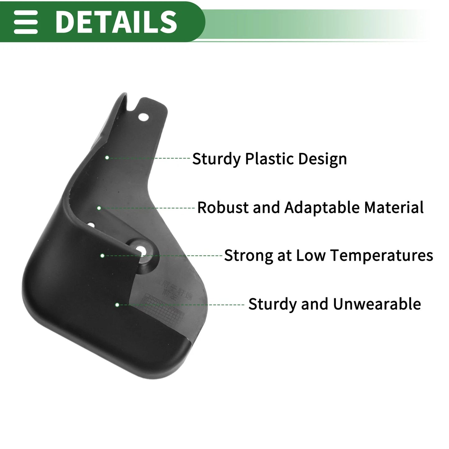 Mud Flaps Splash Guards 1 Set for Nissan Sylphy (2009-2011)