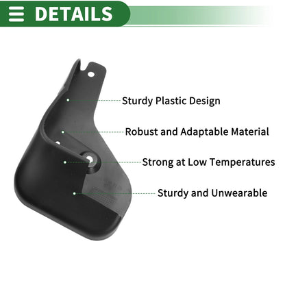 Mud Flaps Splash Guards 1 Set for Nissan Sylphy (2009-2011)
