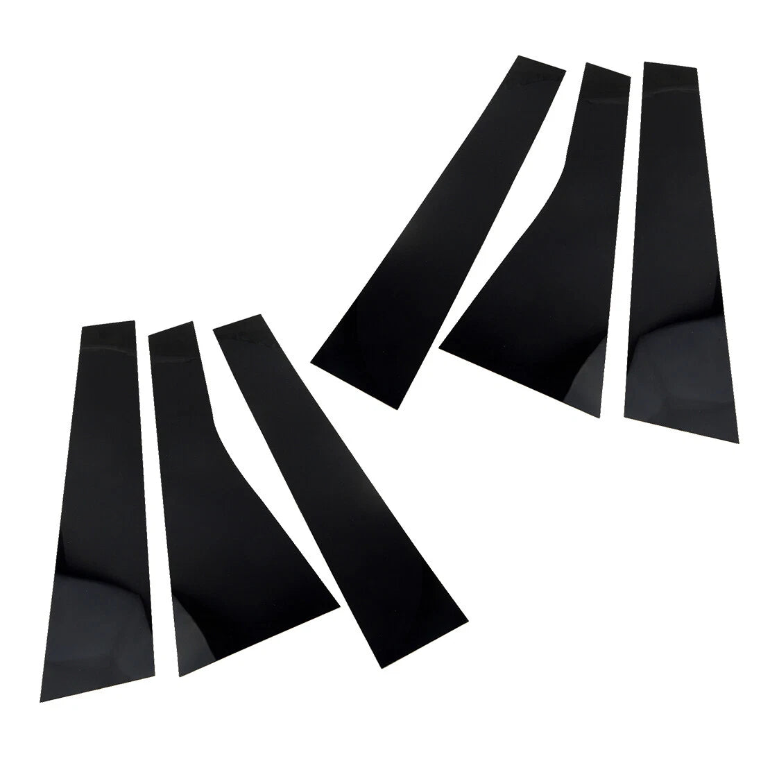 6 x Door Center Window Pillar Post Covers for Jeep Grand Cherokee (2011-2021)
