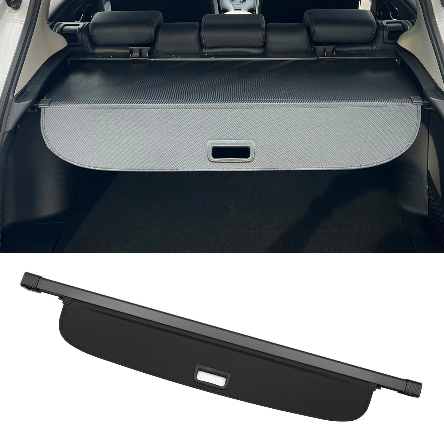 Retractable Cargo Cover for Mitsubishi Outlander (2008-2012) Gloss Black