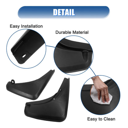 Mudguards Fender Kit  for Jeep Renegade (2015-2020) Black