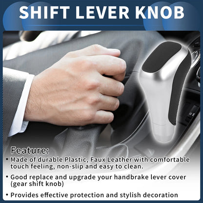 Automatic Gear Shifter Knob for Toyota 4Runner (2012-2021) Silver Tone